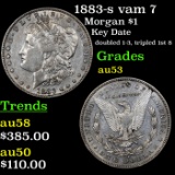 1883-s vam 7 Morgan Dollar $1 Grades Select AU