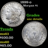 1899-o Morgan Dollar $1 Grades Unc Details
