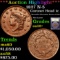 ***Auction Highlight*** 1827 N-5 Coronet Head Large Cent 1c Graded Choice AU/BU Slider+ By USCG (fc)