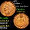 1897 Indian Cent 1c Grades Choice+ Unc BN