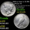 1921-p vam 1c I2 R5 Peace Dollar $1 Grades AU Details