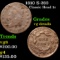 1810 S-283  Classic Head Large Cent 1c Grades vg details