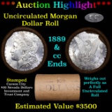 ***Auction Highlight*** 1889 & CC Uncirculated Morgan Dollar Shotgun Roll (fc)