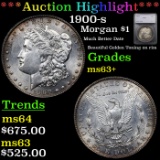 ***Auction Highlight*** 1900-s Morgan Dollar $1 Graded ms63+ By SEGS (fc)