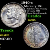 1940-s Mercury Dime 10c Grades GEM Unc