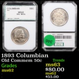 1893 Columbian Old Commem Half Dollar 50c Graded By PCI