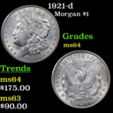 1921-d Morgan Dollar $1 Grades Choice Unc