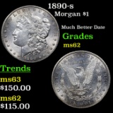 1890-s Morgan Dollar $1 Grades Select Unc