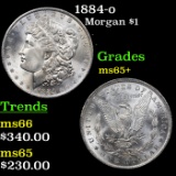 1884-o Morgan Dollar $1 Grades GEM+ Unc