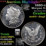 ***Auction Highlight*** 1880-o Morgan Dollar $1 Graded ms63+ dmpl By SEGS (fc)