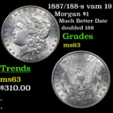 1887/188-s vam 19 Morgan Dollar $1 Grades Select Unc