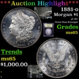 ***Auction Highlight*** 1881-o Morgan Dollar $1 Graded GEM Unc By USCG (fc)