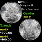 1879-p Morgan Dollar $1 Grades Choice+ Unc