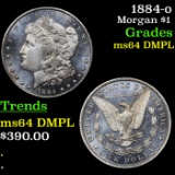 1884-o Morgan Dollar $1 Grades Choice Unc DMPL