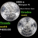 1891-s Morgan Dollar $1 Grades Choice Unc