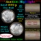 ***Auction Highlight*** Full solid date 1922-p Unc Peace silver dollar roll, 20 coins (fc)