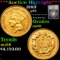 ***Auction Highlight*** 1880 Three Dollar Gold 3 Graded Choice AU/BU Slider BY USCG (fc)