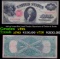 1917 $1 Large Size Legal Tender, Signatures of Teehee & Burke Grades vf+