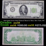 1934 $100 Green Seal Federal Reserve Note, New York, NY Grades Choice AU/BU Slider