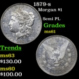 1879-s Morgan Dollar $1 Grades BU+