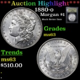 ***Auction Highlight*** 1880-o Morgan Dollar $1 Graded Select Unc By USCG (fc)
