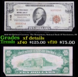 1929 $10 National Currency 'The Nontgomery National Bank Of Norristown, PA' Grades xf details