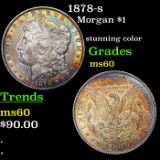 1878-s Morgan Dollar $1 Grades BU