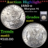 ***Auction Highlight*** 1880-o Morgan Dollar $1 Graded ms63 By SEGS (fc)