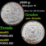 1899-p Morgan Dollar $1 Grades Unc Details