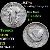 1927-s Standing Liberty Quarter 25c Grades f+