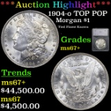 *HIGHLIGHT OF NIGHT* 1904-o TOP POP Morgan Dollar $1 Graded ms67+ By SEGS (fc)
