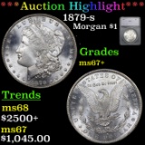 ***Auction Highlight*** 1879-s Morgan Dollar $1 Graded ms67+ By SEGS (fc)
