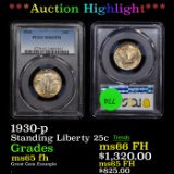***Auction Highlight*** PCGS 1930-p Standing Liberty Quarter 25c Graded ms65 fh By PCGS (fc)