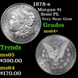 1878-s Morgan Dollar $1 Grades Choice+ Unc