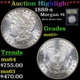 ***Auction Highlight*** 1889-s Morgan Dollar $1 Graded Select+ Unc By USCG (fc)