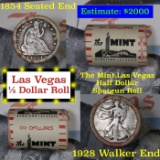 ***Auction Highlight*** Old Casino 50c Roll $10 Halves Las Vegas Casino The Mint 1854 Seated Lib & 1