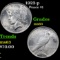 1923-p Peace Dollar $1 Grades Select Unc