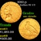 1912-p Gold Indian Quarter Eagle $2 1/2 Grades Unc Details