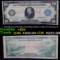 1914 $10 Large Size Blue Seal Federal Reserve Note 7-G Chicago, IL Grades vf+