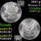 1887-p Morgan Dollar $1 Grades Select Unc+ PL