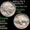 1913-p Ty I Buffalo Nickel 5c Grades Choice AU/BU Slider