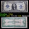 1923 $1 large size Blue Seal Silver Certificate, Signatures of Woods & White Grades vf+