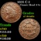 1835 C-2 Classic Head half cent 1/2c Grades xf details
