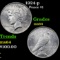 1924-p Peace Dollar $1 Grades Choice Unc