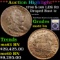 ***Auction Highlight*** 1798 S-169 LDS R3 Draped Bust Large Cent 1c Graded Unc+ BN By USCG (fc)