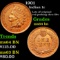 1901 Indian Cent 1c Grades Choice Unc BN