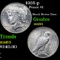 1935-p Peace Dollar $1 Grades Select Unc