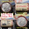 ***Auction Highlight*** Full Morgan/Peace Casino Las Vegas Horseshoe silver $1 roll $20, 1886 & 1896