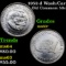 1952-d Wash/Car Old Commem Half Dollar 50c Grades Select+ Unc