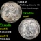 1944-d Walking Liberty Half Dollar 50c Grades GEM Unc